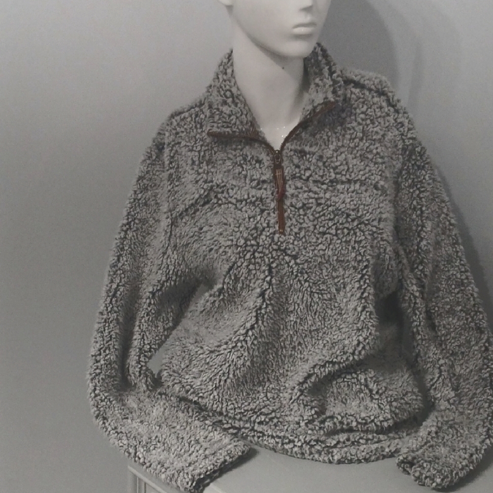 ALPINE SHERPA Gray Sweater, FOR WOMENS,  size L, pre-loved